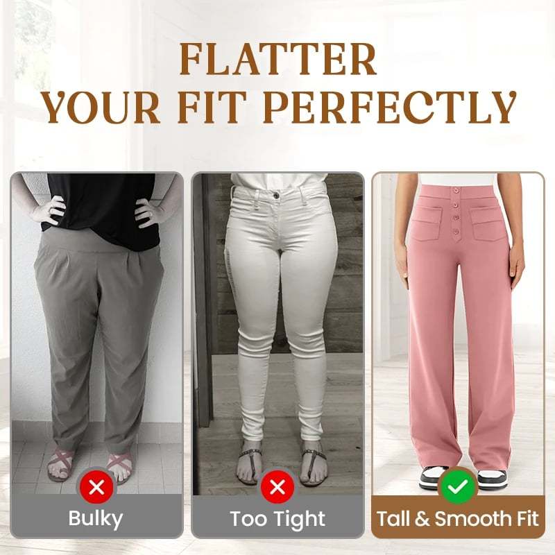 🔥Hot Sale 20000+💷Fan Favorite🔥Women's Casual High Waist Stretch Trousers