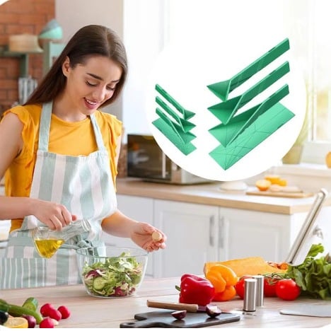 🔥Limited Time Discount-49% Off🔥POLYGONS FLAT 3-IN-1 MEASURING SPOONS SET - 2 Spoons with 6 Different Sizes