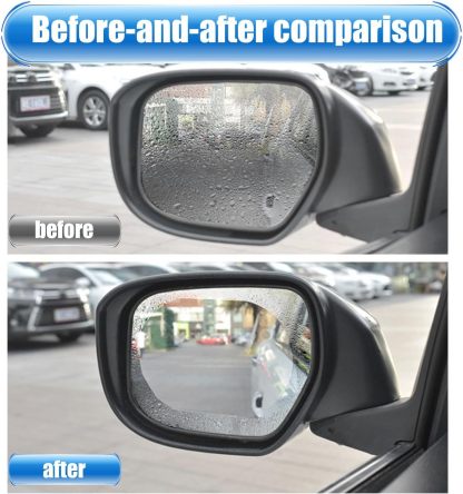 4Pcs Car Window Anti-Fog Film – Clear Vision, Safe Driving in All Weather