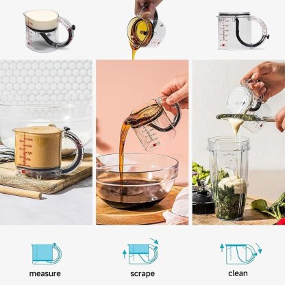 🏆LAST DAY SALE 49% OFF - 🔥All-in-one Adjustable Measuring Cup🥃