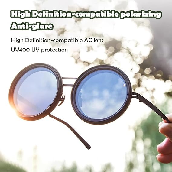 🕶️ Adjustable Tint Rounded Polarized Lenses Retro Sunglasses☀️ - Hot Promotion 49% OFF 🔥