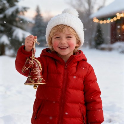 🏆49% OFF - This Week Promotions🎉Handmade Horse Bell Ornament – Merry Christmas 2025🎄