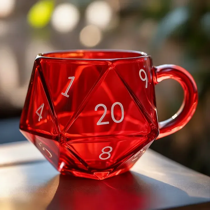🔥LAST DAY 50% OFF - Dungeons & Dragons Rainbow D20 Dice Mug