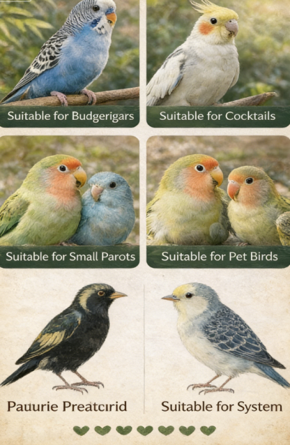 JOJO Parrot Bird Food – Premium Seed Mix (500g)