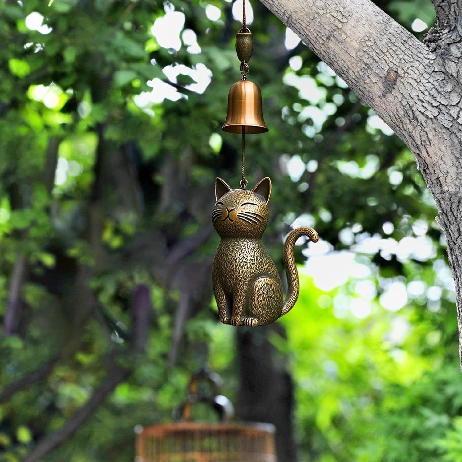 ✨LAST DAY ONLY 49% OFF🔥Handmade Retro Cat Wind Chime