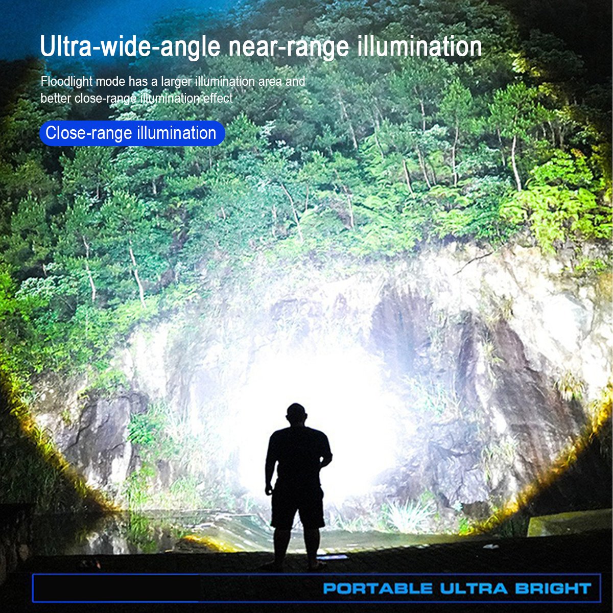 🏆Flash Sale⚡ 50K+ SOLD! Almost Gone-💥White Laser LED Headlamp – 72h Ultra Bright for Outdoors, Powerful Lighting with Rechargeable Lithium Battery