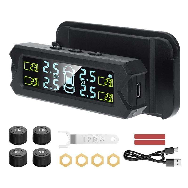 Solar Powered Car Tire Pressure Monitoring ToolZ(Buy 2 Free Shipping)