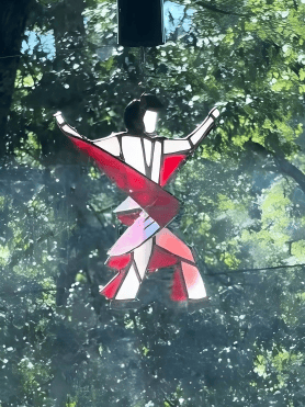 🔥LAST DAY 55% OFF- The Memphis Melody💃🤘 Handmade Stained Glass Spinner