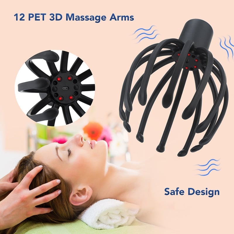 🏆Flash Sale -🐙 Octopus Head Massager-Your head relaxation tool is here!😎