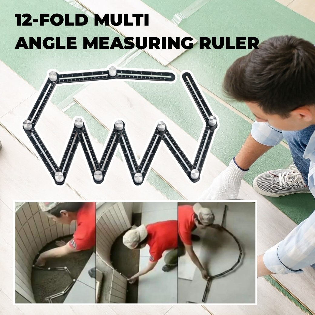 6/12-fold Multi Angle Measuring Ruler