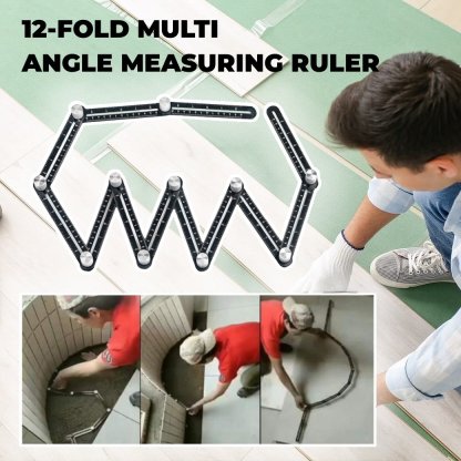 6/12-fold Multi Angle Measuring Ruler