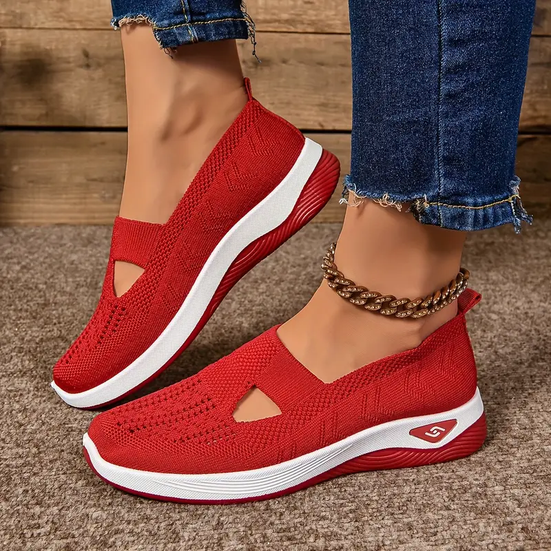 🔥Last Day Promotion 49% OFF🔥Women's Casual Breathable Slip On Orthopaedic Walking Sneakers