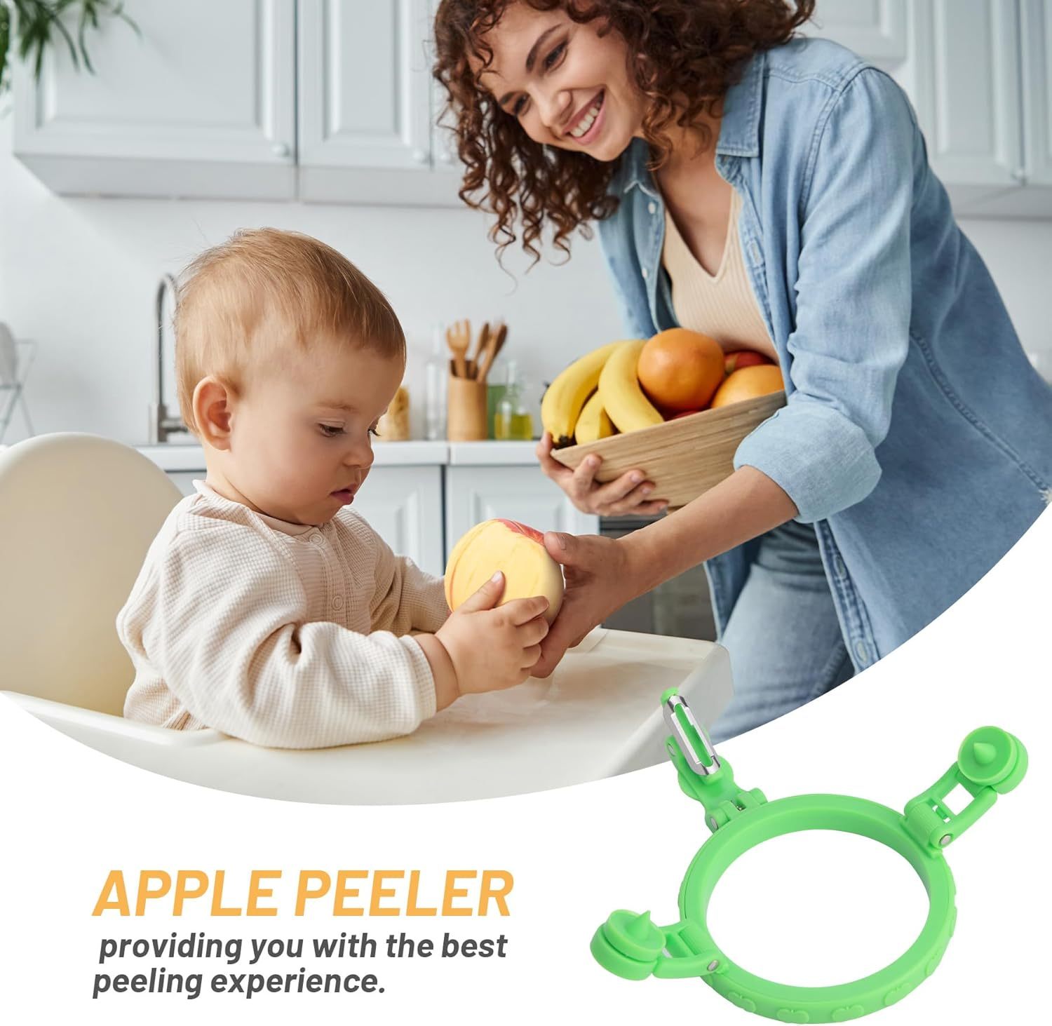 Handheld Rotating Fruit Peeler