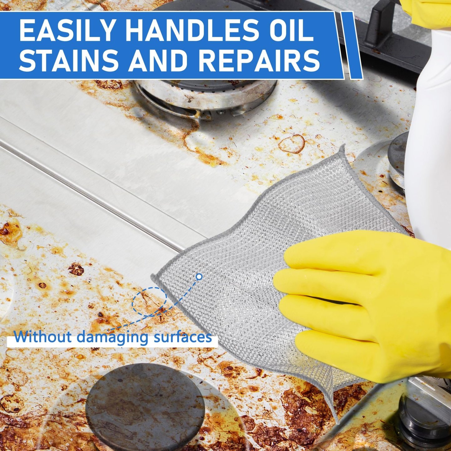 Reusable Diamond Weave Scrubber Cloths – Tough on Stains, Gentle on Surfaces