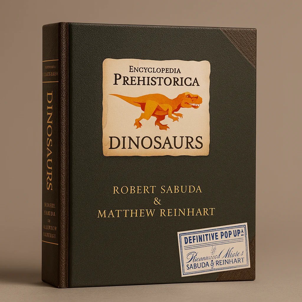 🦖3D Encyclopedia Prehistorica Series🦈Dinosaurs + Sharks & Sea Monsters — Pop-Up Book