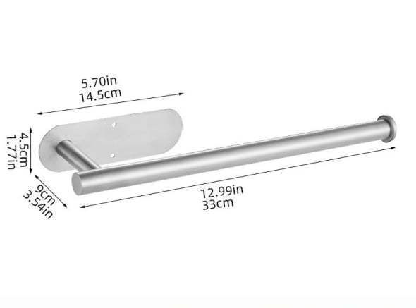 🧻Under Cabinet Paper Towel Holder – Declutter Your Kitchen Counter in Seconds ✨