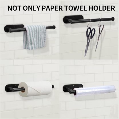 🧻Under Cabinet Paper Towel Holder – Declutter Your Kitchen Counter in Seconds ✨
