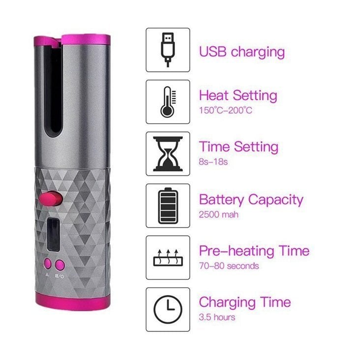 🔥LAST DAY PROMOTION 49% OFF🔥AUTO ROTATING CERAMIC HAIR CURLER🔥