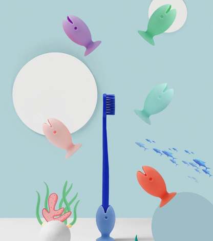 🐟Cute Standing Tooth Brush Cover Cap - buy 5 get 10 NOW(15pcs)