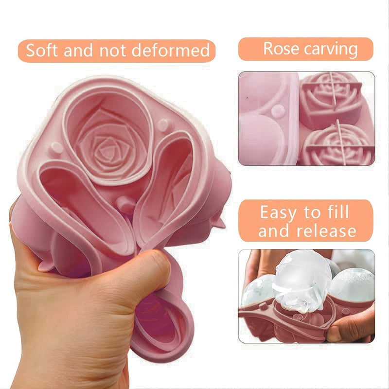 🔥🔥BIG SALE - 45% OFF🔥 -👍 Rose Shaped Ice Mold 🌹🧊🔥