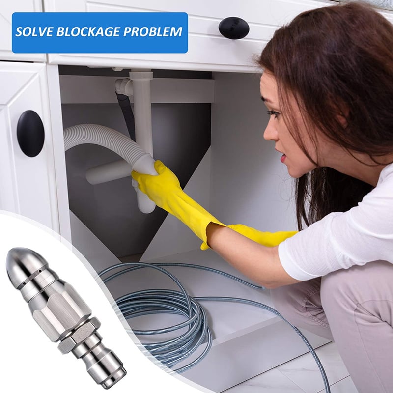 🔥LAST DAY 75% OFF - 🌀1/4" Quick Connect Stainless Nozzle Set