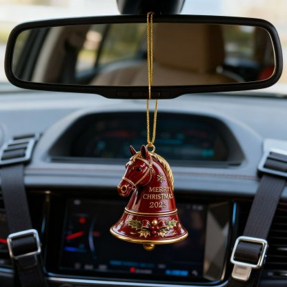 🏆49% OFF - This Week Promotions🎉Handmade Horse Bell Ornament – Merry Christmas 2025🎄