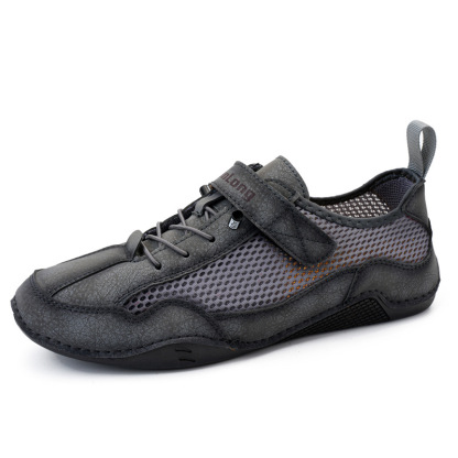 ⏰Promotion - 50% OFF🔥Men's Breathable Leather Orthopedic Shoes – Hand-Stitched. Non-Slip