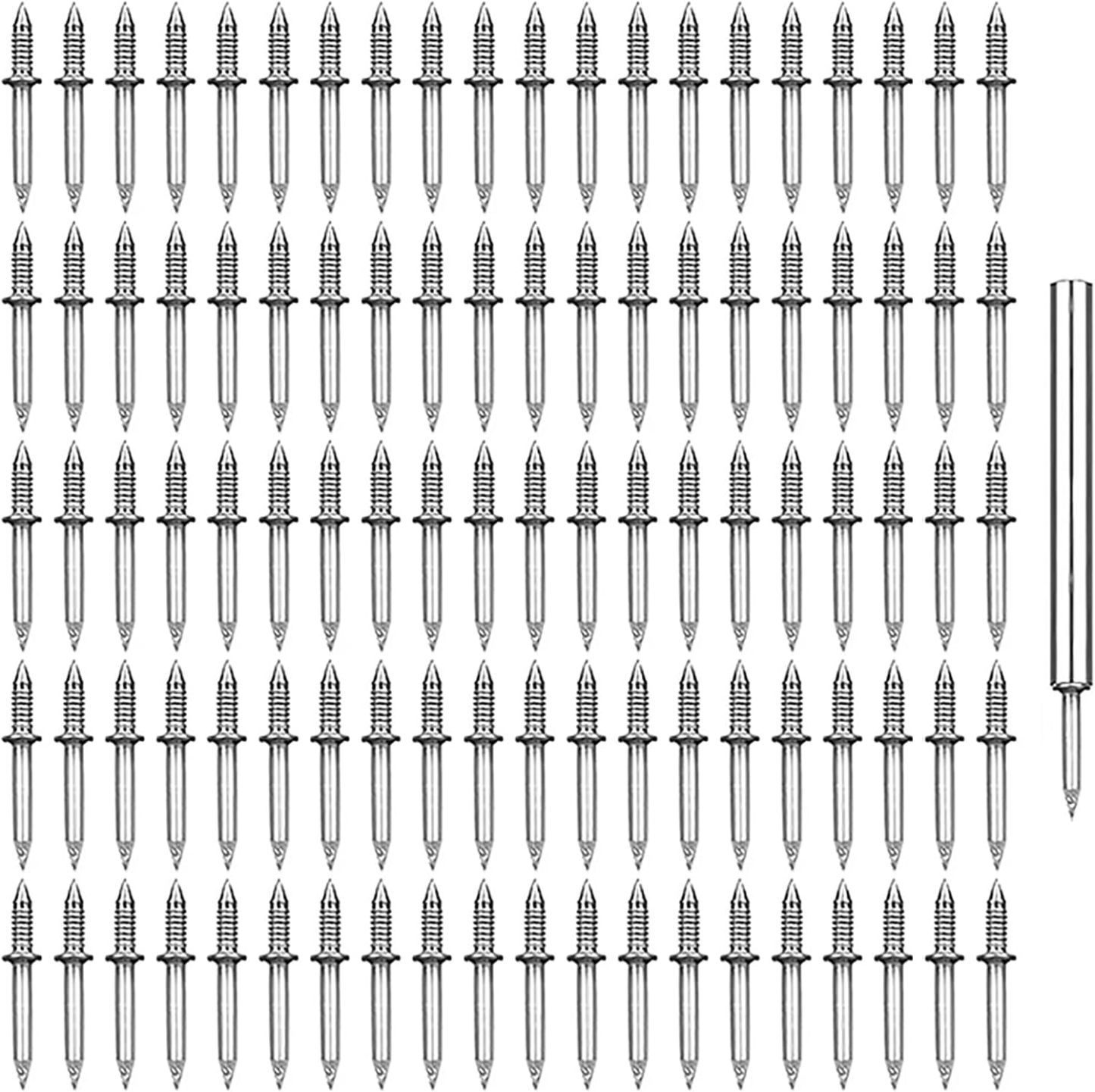 Woyuosn Seamless 2-Sided Nails for Wood