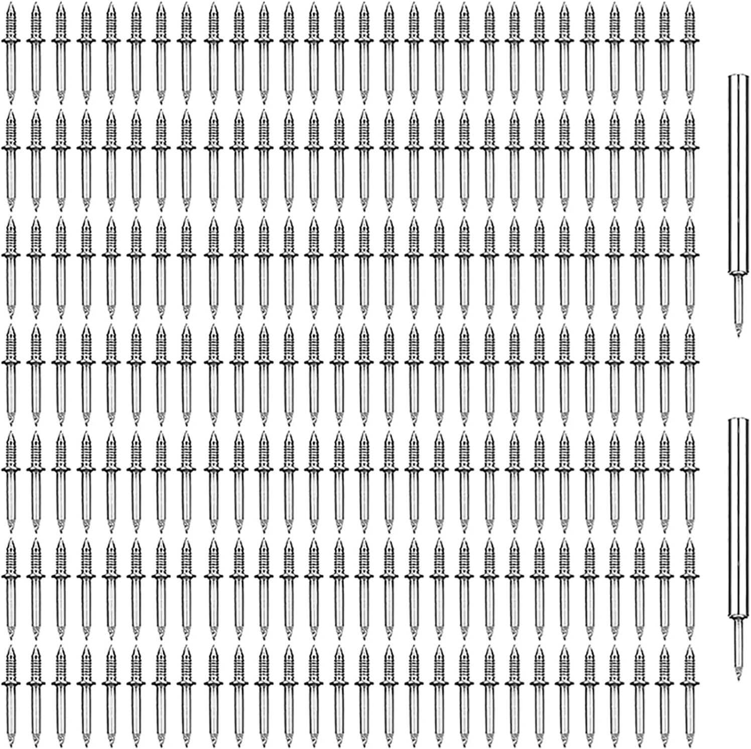 Woyuosn Seamless 2-Sided Nails for Wood
