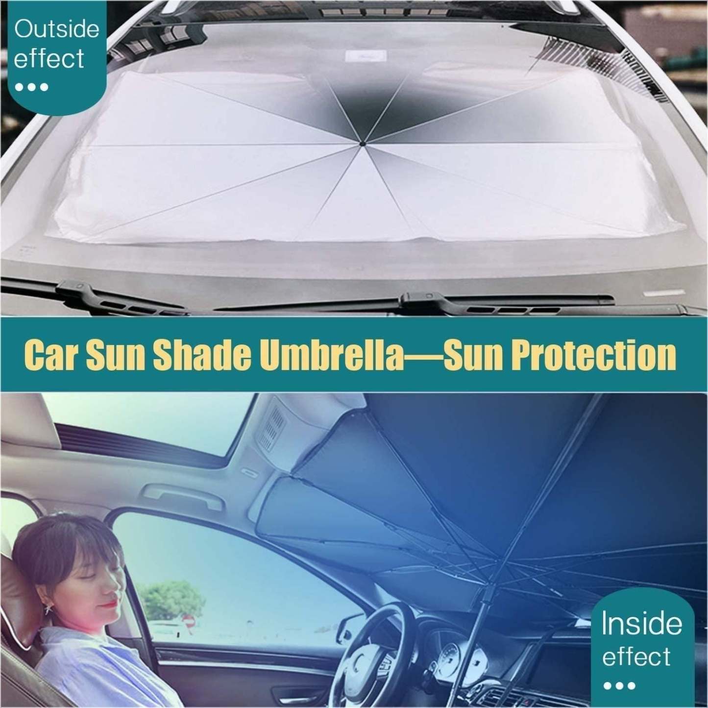 🔥Last Day Sale 49% OFF - 🚗Car shade Pro-Foldable Windshield Umbrella🔥
