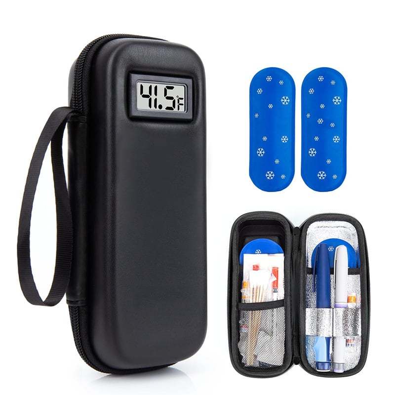 Insulin Cooler Travel Case with Temperature Display