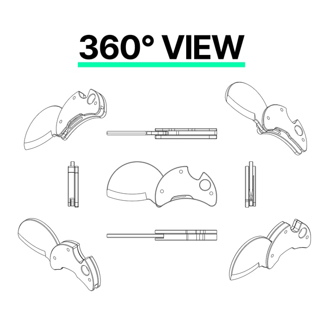 🔥Mini Titanium Compact Bottle Opener & EDC Cutter🔥