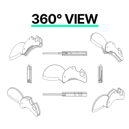 🔥Mini Titanium Compact Bottle Opener & EDC Cutter🔥