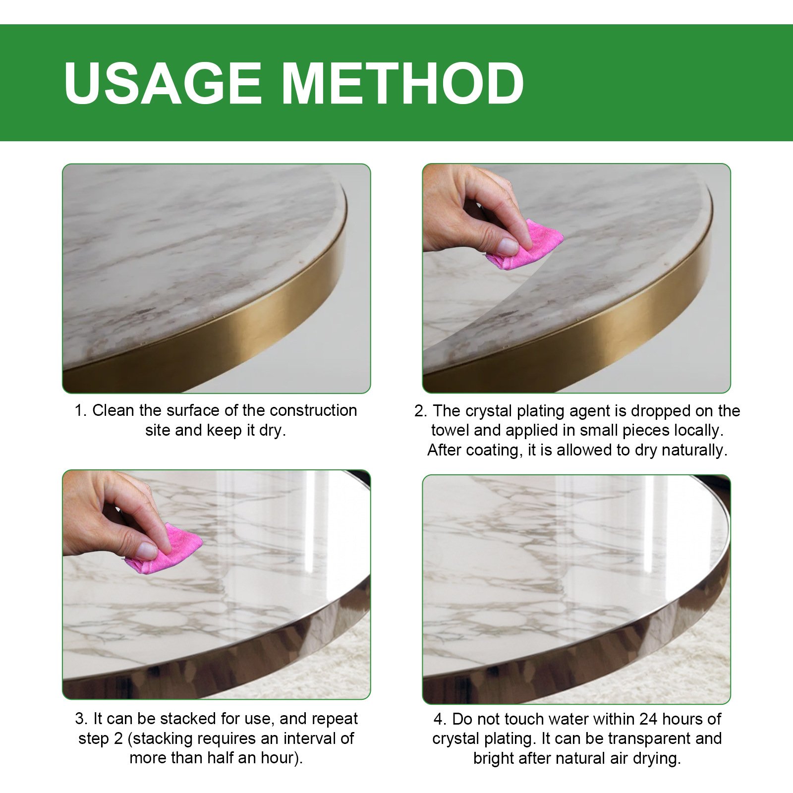 Nano Crystal Coating Agent for Tile & Furniture