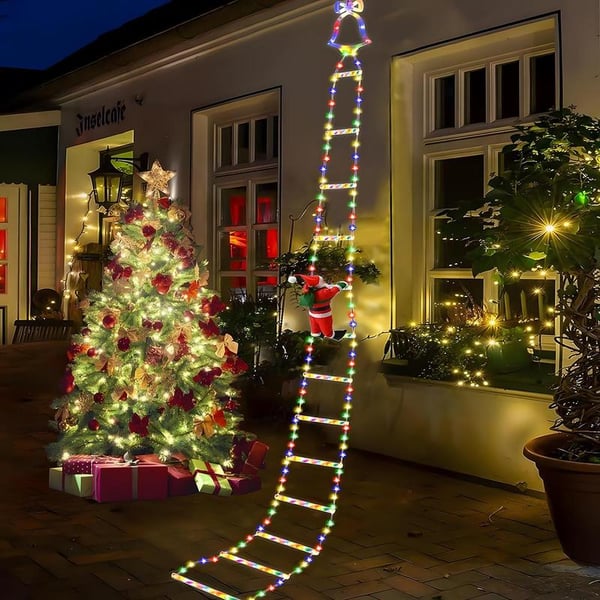🎄2025 Christmas Sales🎅2025 Christmas Santa Climbing Stairs Light