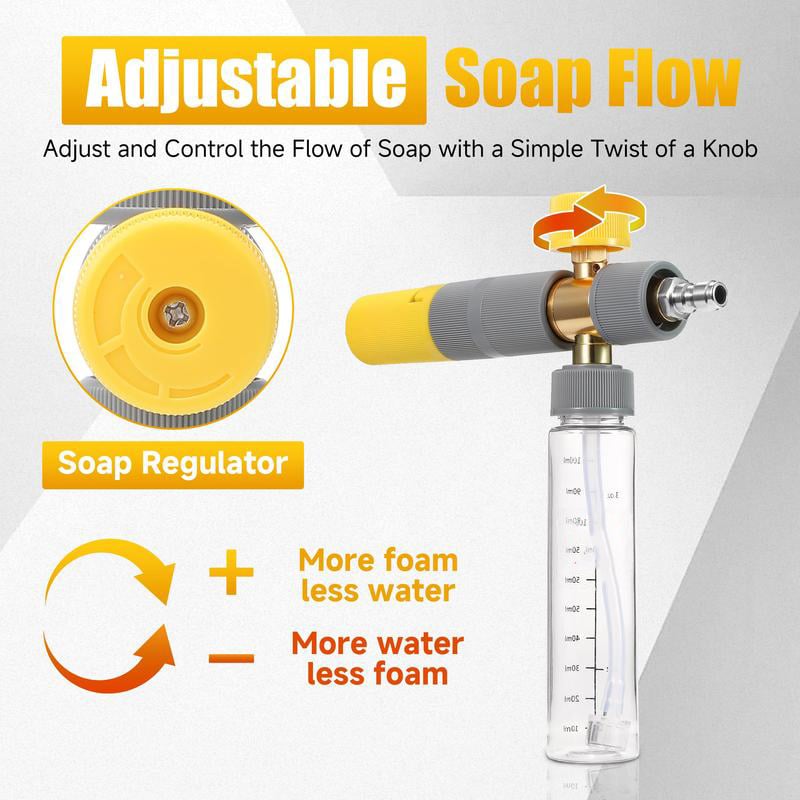🔥LAST DAY 75% OFF - 💦2-in-1 High-Pressure Car Washer Nozzle Accessories