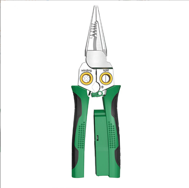 8 in 1 Wire Stripper with Voltage Tester, 8 in 1 wire stripping pliers, Multi-function Electric Wire Stripping Tool for Cutting and Pulling Pliers, Electrician Repair Tool