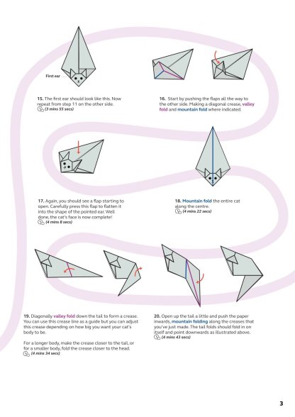 ⏰Buy More Save More😻✨Easy DIY Paper Cats Kit | Guided Lines & Instructions Included