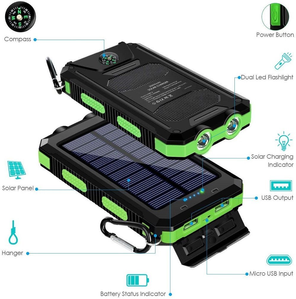 📢Store Promotion -🔋 Waterproof Solar Power Bank