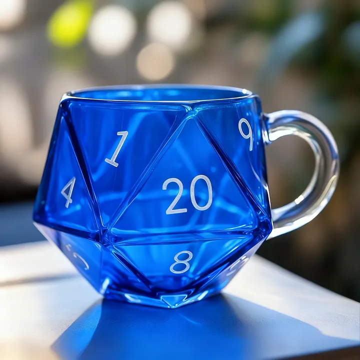 🔥LAST DAY 50% OFF - Dungeons & Dragons Rainbow D20 Dice Mug