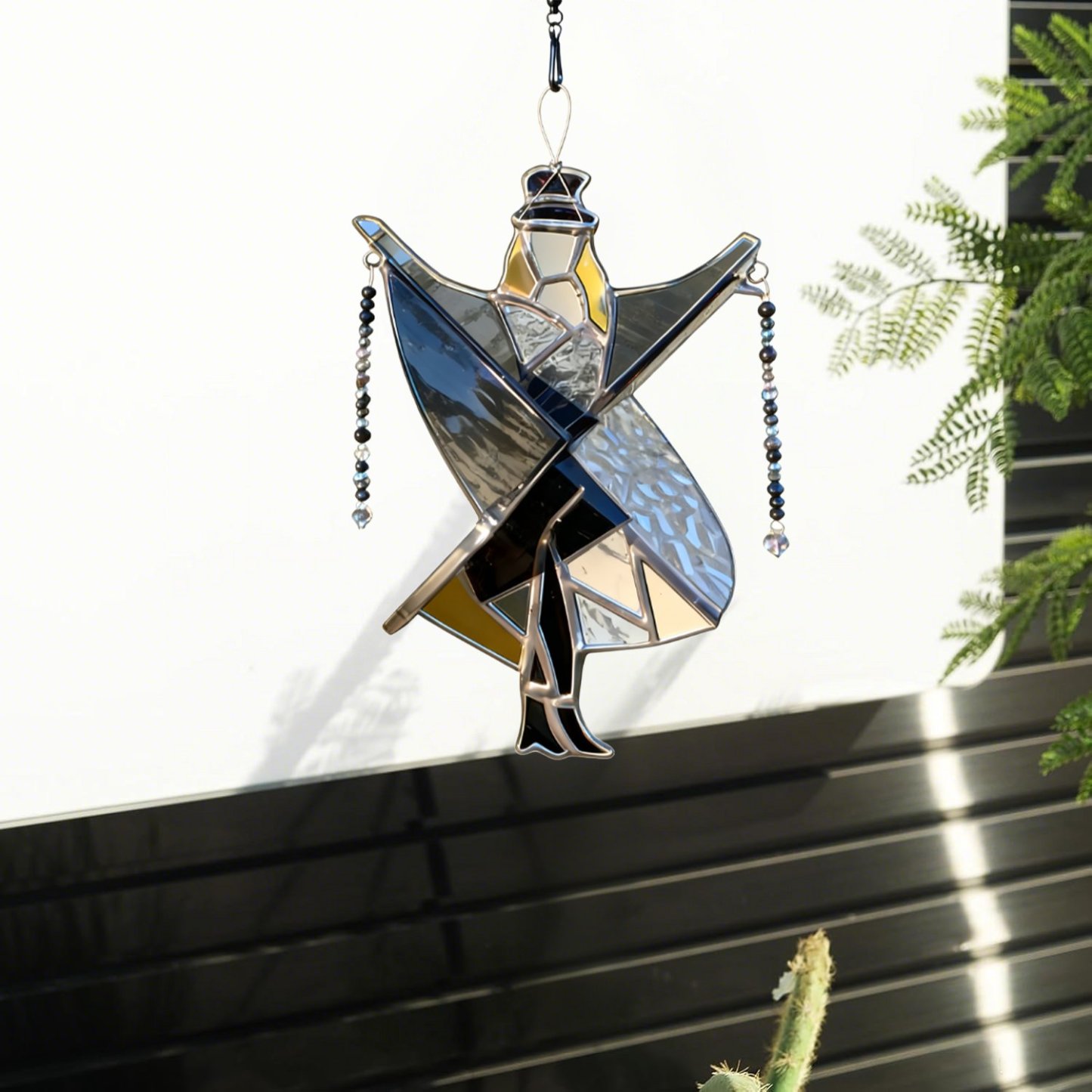 🔥LAST DAY 57% OFF -💃Stevie Nicks🤘 Handmade Stained Glass Spinner