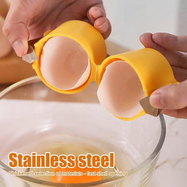 🔥Last Day 49% OFF🔥Efficient Egg Cracking Tool, Handy Egg Separator(BUY 2 GET 1 FREE NOW)