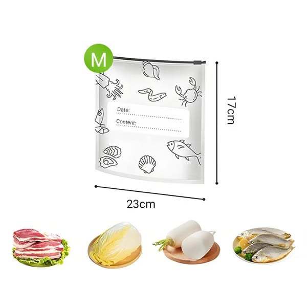 💫 55K+ SOLD! 🛍️ Reusable Aluminum Foil Storage Bags – Durable, Leakproof & Reusable for Everyday Use 🌿