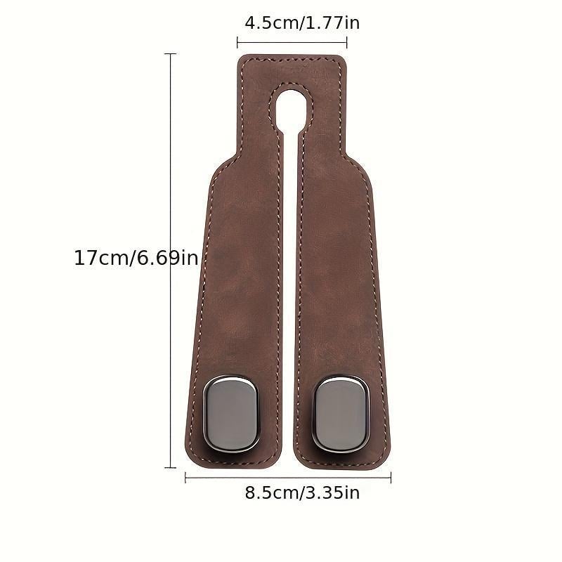 🔥LAST DAY SALE 49% OFF - 🚗Car Seat Back Alcantara Storage Hook - 💥Double Hook Holder for Convenient Storage