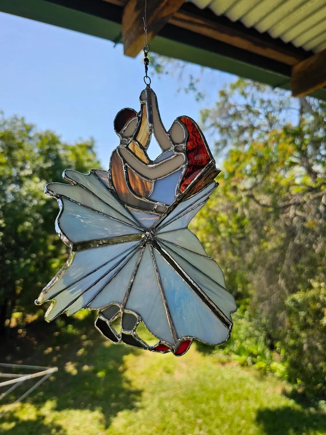 🔥LAST DAY 55% OFF- The Memphis Melody💃🤘 Handmade Stained Glass Spinner