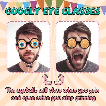 🔥CHRISTMAS SALE 50% OFF!!🏆Flash Sale💥Funny Glasses with Winking Eye Mechanism