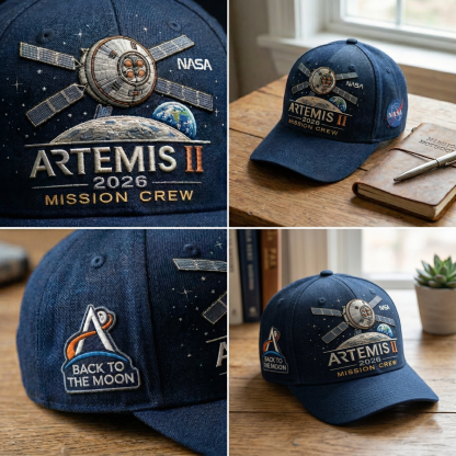 🚀Flash Sale 60% OFF 🌕 Artemis II Lunar Mission Commemorative Cap (BUY 2 FREESHIPPING)