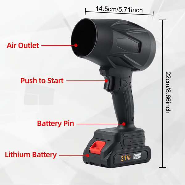 🔥💥LAST DAY SALE 49% OFF- Cordless Turbo Super Power Air Duster 🔥