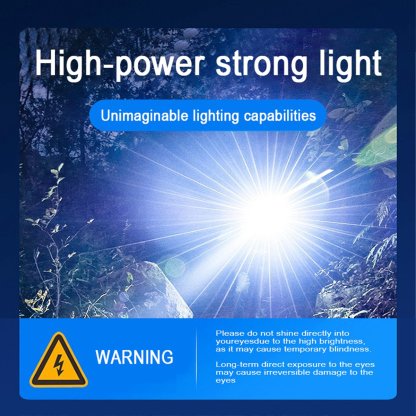 🏆Flash Sale⚡ 50K+ SOLD! Almost Gone-💥White Laser LED Headlamp – 72h Ultra Bright for Outdoors, Powerful Lighting with Rechargeable Lithium Battery