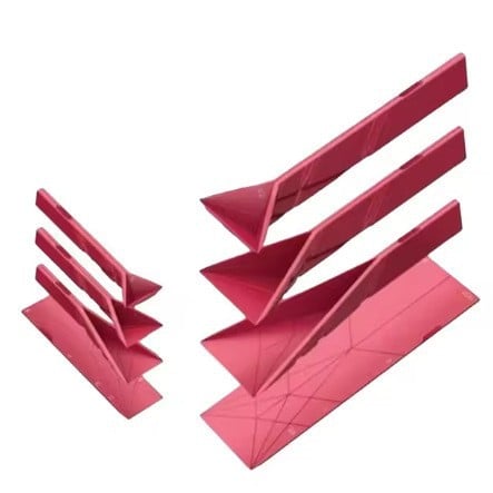 🔥Limited Time Discount-49% Off🔥POLYGONS FLAT 3-IN-1 MEASURING SPOONS SET - 2 Spoons with 6 Different Sizes